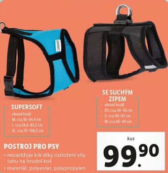 Lidl Zoofari Postroj pro psy nabídka