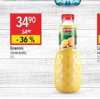 Globus Granini nabídka