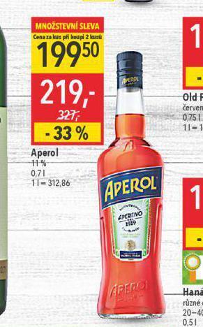 Globus Aperol nabídka