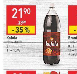 Globus Kofola 2l nabídka