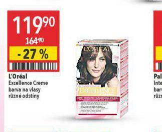 Globus Loreal excellence creme barva na vlasy nabídka