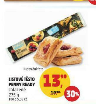 Penny Market Listové těsto nabídka