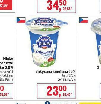 Makro Zakysaná smetana 15% nabídka