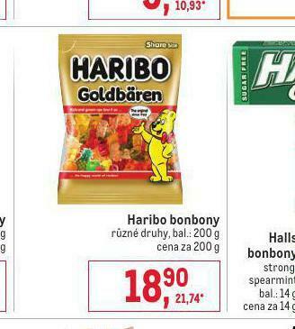 Makro Haribo bonbony nabídka