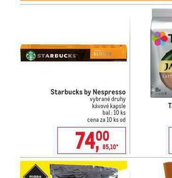 Makro Starbucks by nespresso nabídka