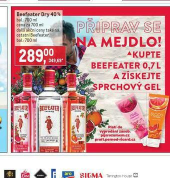 Makro Beefeater dry 40% nabídka