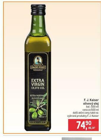 Makro F.j. kaiser olivový olej nabídka