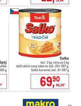 Makro Tatra salko nabídka