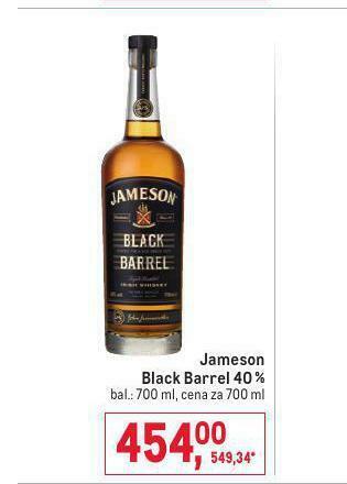Makro Jameson black barrel 40% nabídka