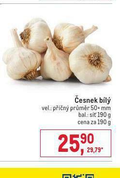 Makro Česnek bílý nabídka