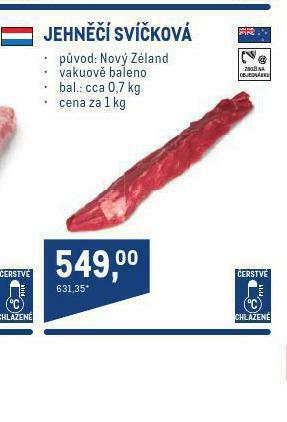 Makro Jehněčí svíčková nabídka
