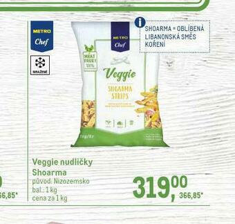 Makro Veggie nudličky shoarma nabídka
