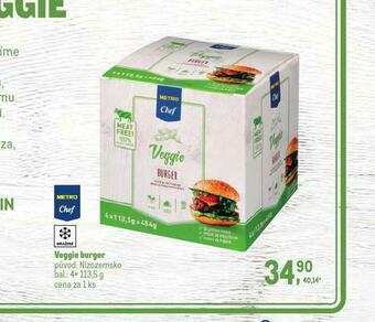 Makro Veggie burger nabídka