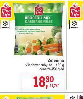 Makro Zelenina nabídka