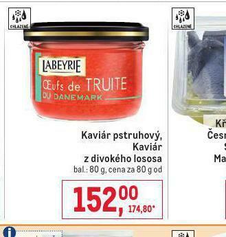 Makro Kaviár pstruhový nabídka