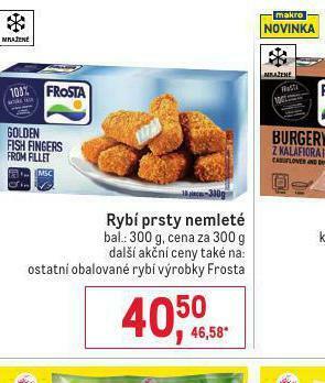 Makro Rybí prsty nemleté nabídka