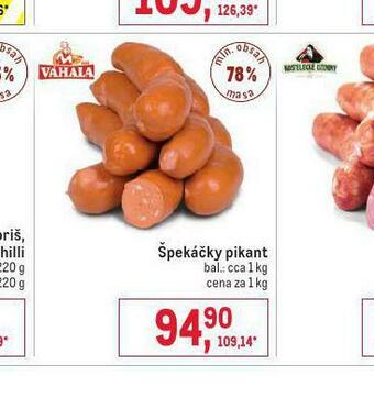 Makro Špekáčky pikant nabídka