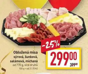 Billa Obložená mísa od 770g nabídka