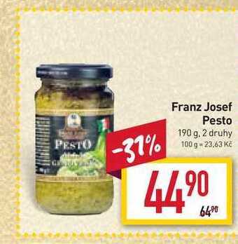 Billa Franz josef pesto 190 g nabídka