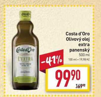 Billa Costa d'oro olivový olej extra panenský 500 ml nabídka