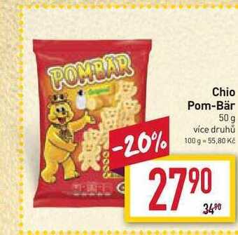 Billa Chio pom-bär 50 g nabídka
