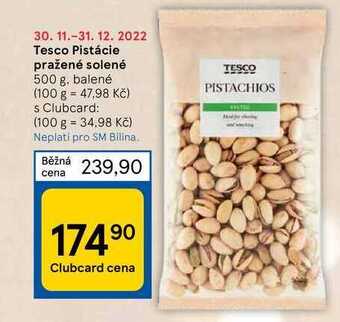 Tesco Tesco pistácie pražené solené 500 g nabídka