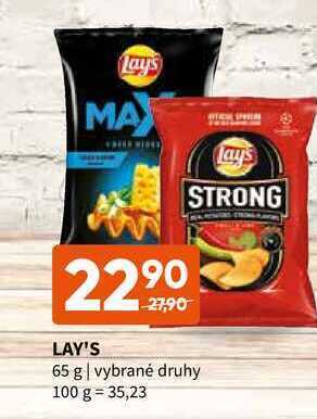 Terno Lay's 65 g nabídka