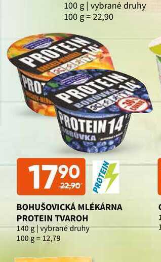 Terno Bohušovická mlékárna protein tvaroh 140 g nabídka