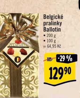 Albert Belgické pralinky ballotin • 200 g nabídka
