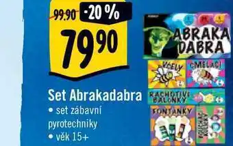 Set abrakadabra • set zábavní pyrotechniky