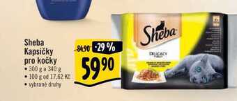 Albert Sheba kapsičky pro kočky 300 g nabídka