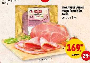 Penny Market Moravské uzené maso řezníkův talíř, 1 kg nabídka