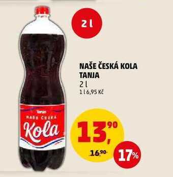 Penny Market Naše česká kola tanja, 2 l nabídka