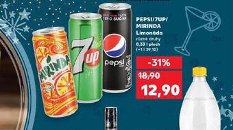 Kaufland Pepsi / 7up / mirinda nabídka