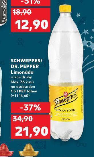 Kaufland Schweppes / dr. pepper nabídka