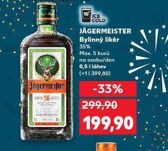 Kaufland Jägermeister nabídka