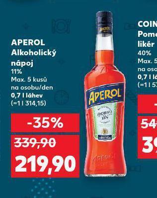 Kaufland Aperol nabídka