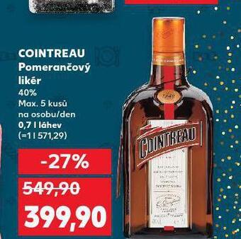 Kaufland Cointreau pomerančový likér nabídka