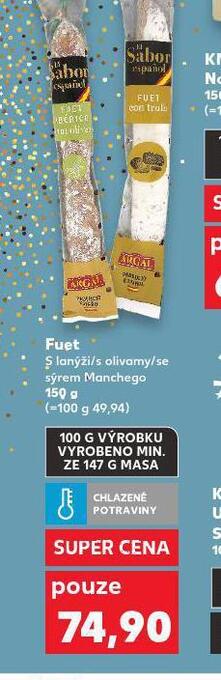 Kaufland Fuet nabídka