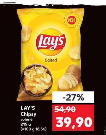 Kaufland Lay´s chipsy nabídka