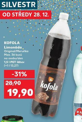 Kaufland Kofola 1,5l nabídka