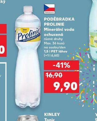 Kaufland Poděbradka prolinie ochucená nabídka