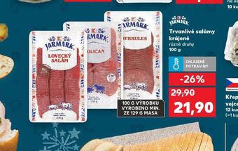 Kaufland Trvanlivé salámy krájené nabídka
