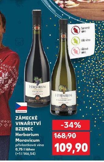 Kaufland Zámecké vinařství bzenec nabídka