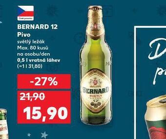 Kaufland Pivo bernard 12 nabídka