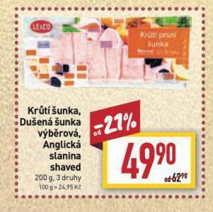 Billa Anglická slanina nabídka