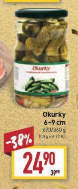 Billa Okurky nabídka