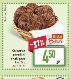 Billa Kaiserka nabídka
