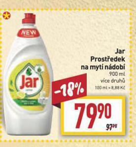 Billa Jar prostředek na nádobí nabídka