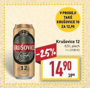 Billa Pivo krušovice nabídka